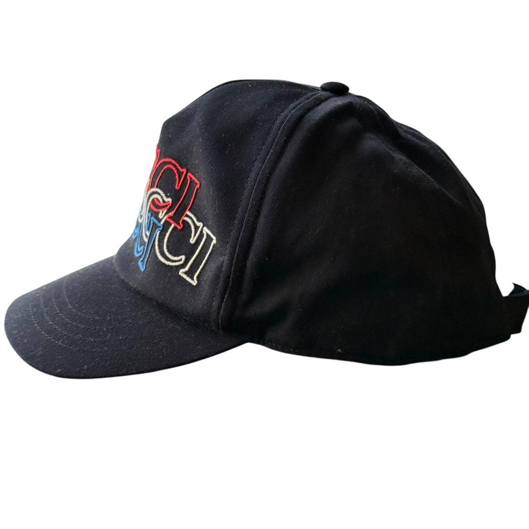 グッチ　ベースボールキャップ 　キャップ　帽子　　Mサイズ ネイビー　GUCCI