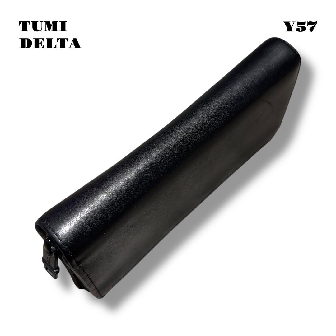 ★限定出品★ TUMI ジップ アラウンド ラージ トラベル ウォレット 黒 革