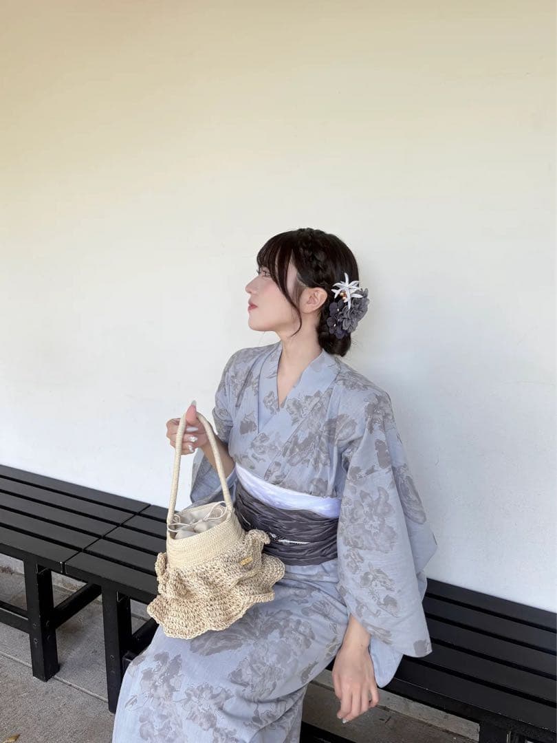 【mellowneon セパレート浴衣/帯セット】