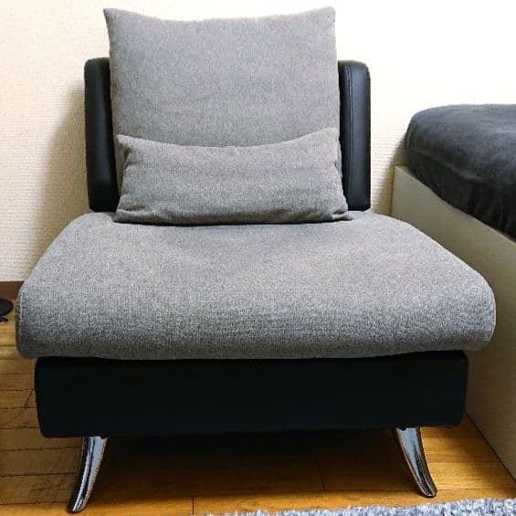 ソファ ソファー 1人用 1人掛け グレー ブラック プルミエ1P おしゃれ