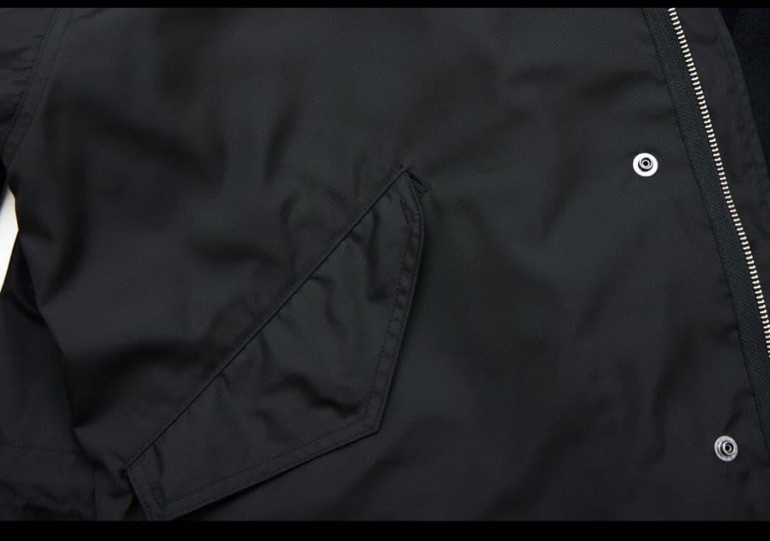 【極美品】ATON  DYE NYLON SHORT MODS COAT