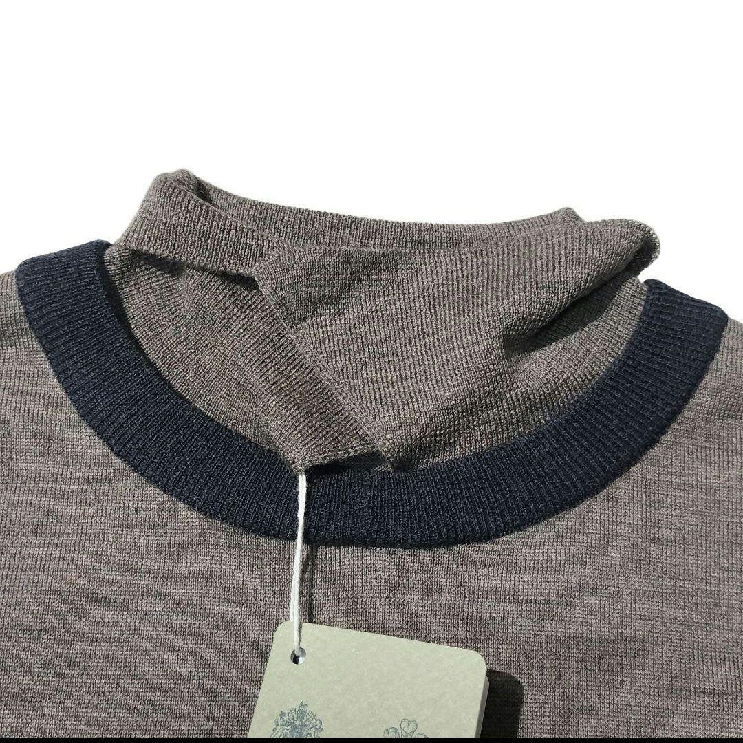 ジョンスメドレー フェイクレイヤード 一枚で決まる、重ね着風の楽ちんスタイル