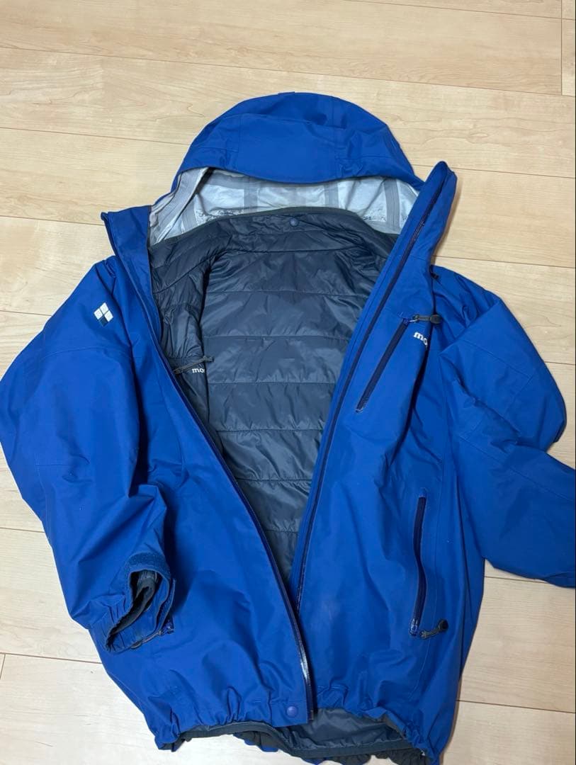 mont-bell 青 マウンテンパーカー