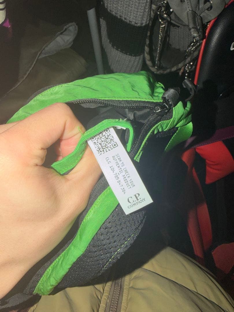 CPcompany あおば着用 クロスボディショルダーバッグ グリーン