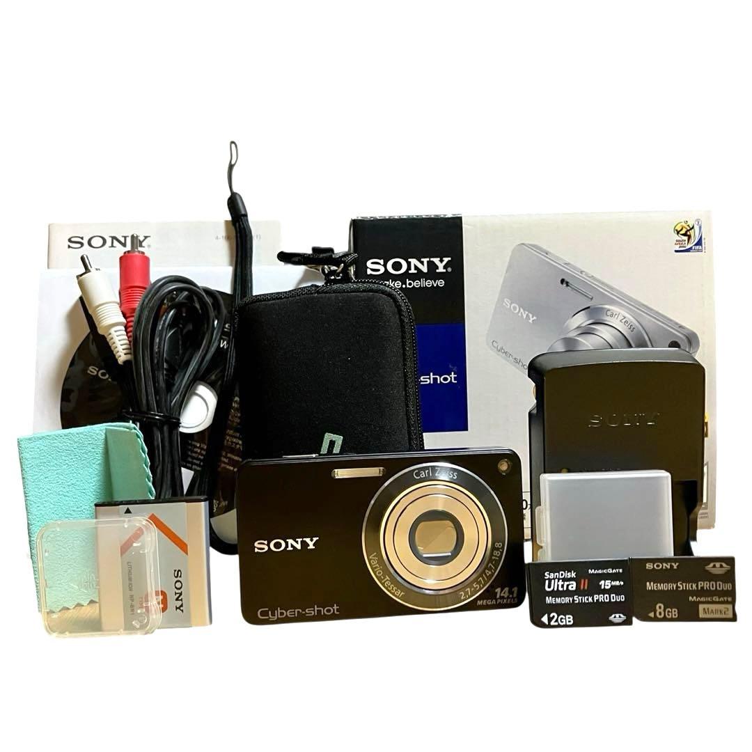 【極美品・付属品完備】SONY Cyber-shot DSC-W350 動作品