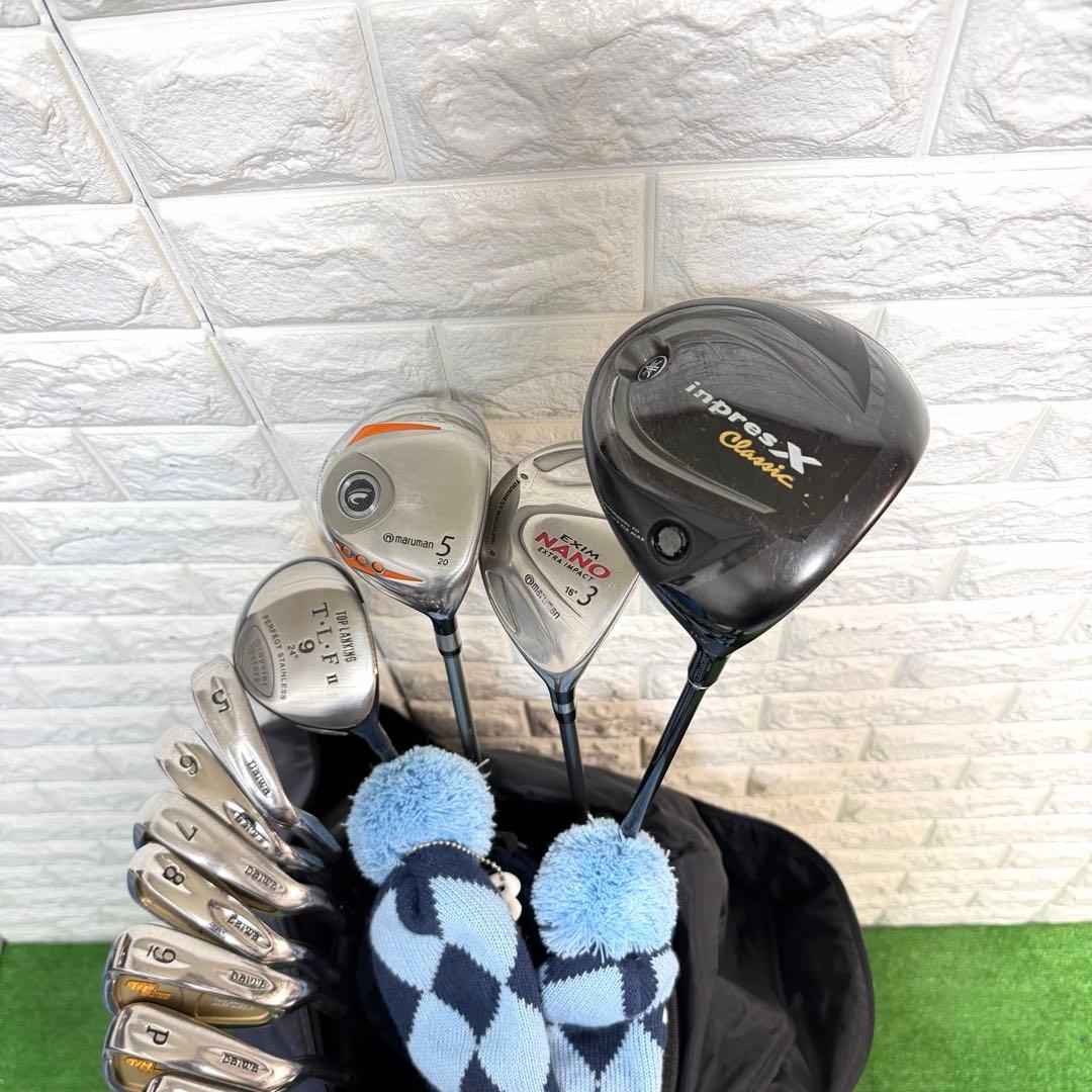 ゴルフセット　所作　　初心者応援　ラウンド仕様　メンズ　Daiwa すぐ使える