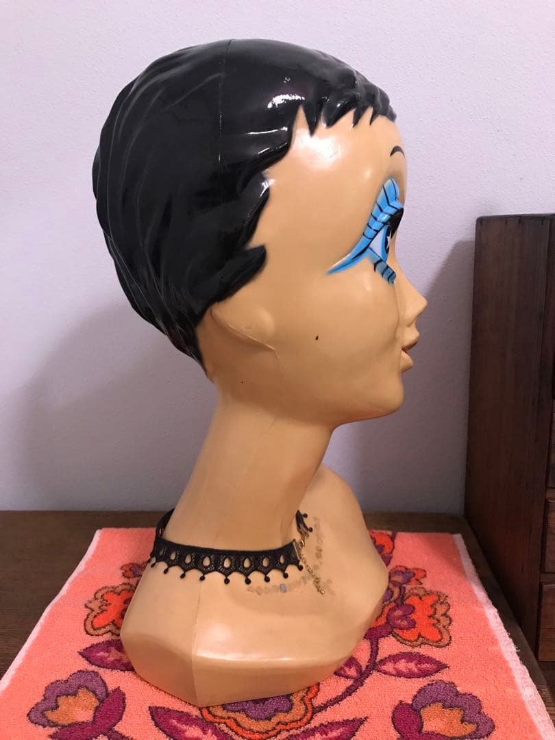 最終価格twiggy ツィッギー 60s 70s ヘッドマネキン　vintage