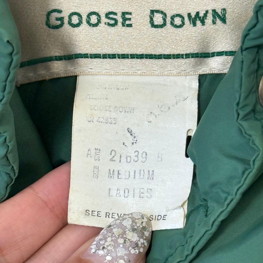 ヴィンテージ エルエルビーン ダウンベスト 70s 筆記体タグ M 希少 激レア