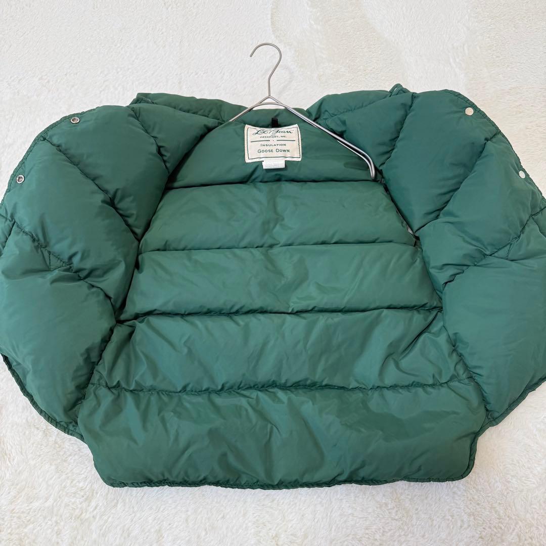 ヴィンテージ エルエルビーン ダウンベスト 70s 筆記体タグ M 希少 激レア