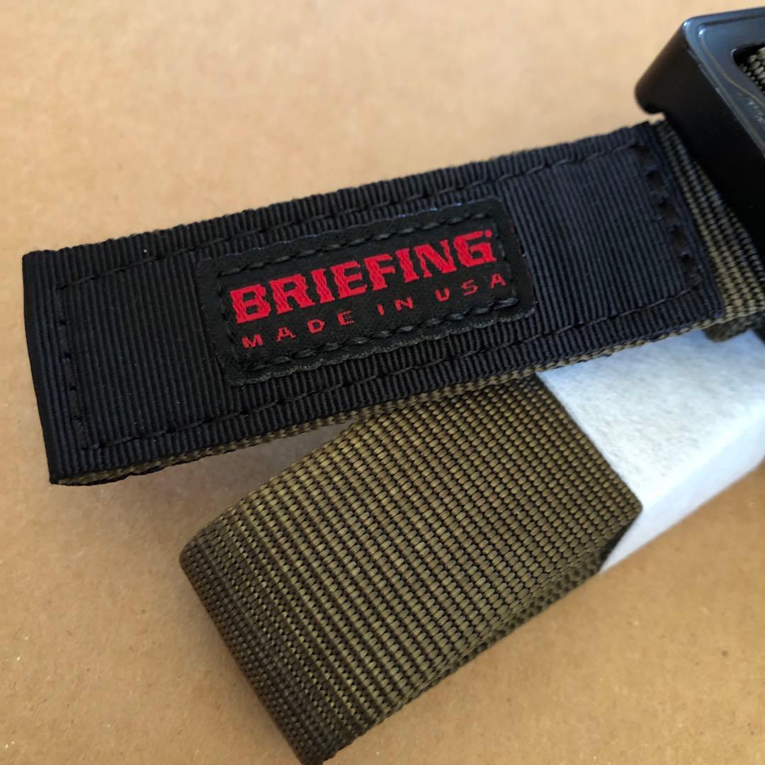 ブリーフィング　バックルベルト　グリーン　BRIEFING 新品未使用