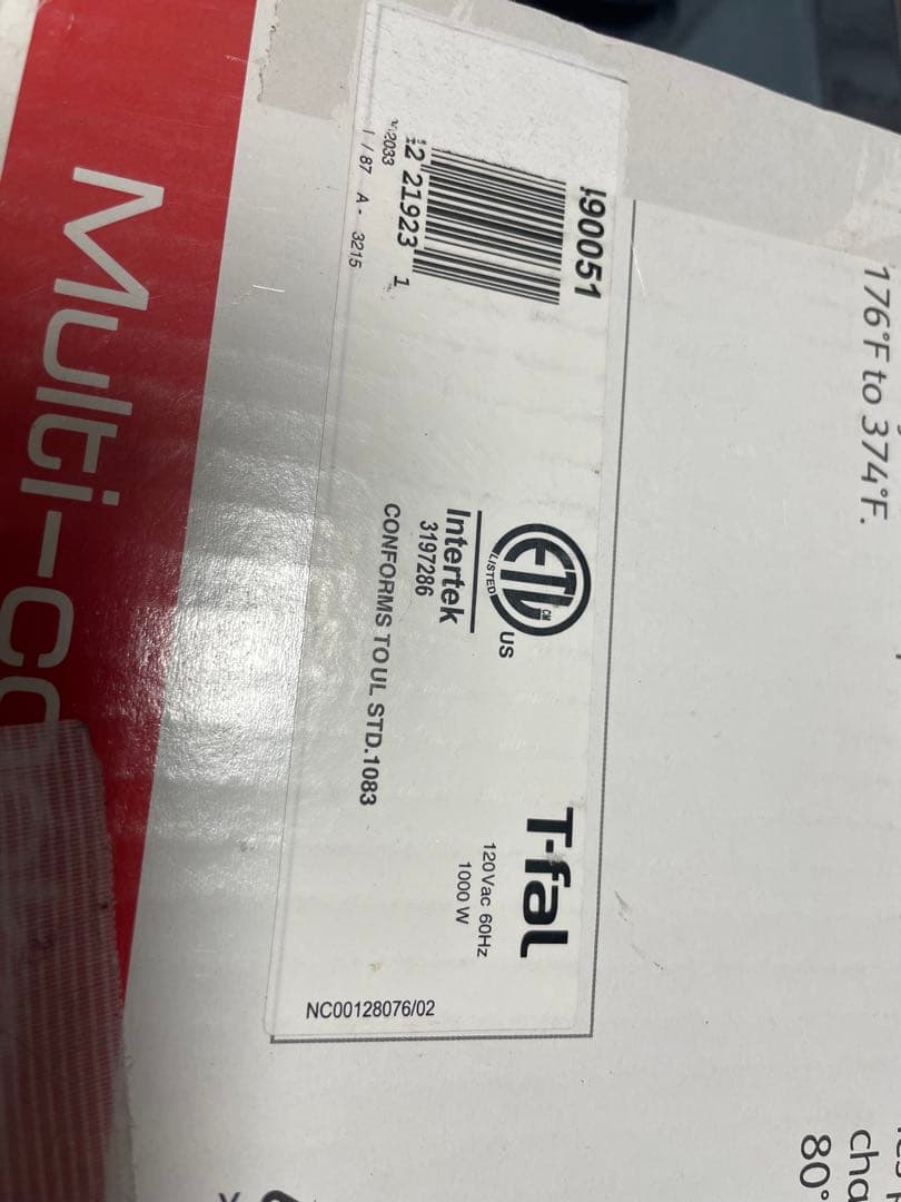 T-fal マルチクッカー&フライヤー