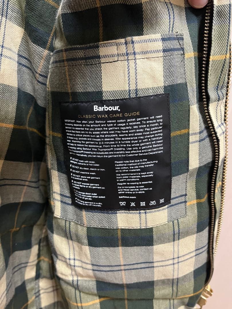 Barbour ダークグリーン ジャケット 42