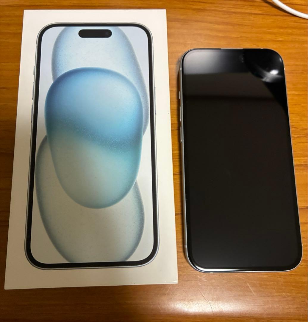 iPhone15 256GB ブルー　simフリー