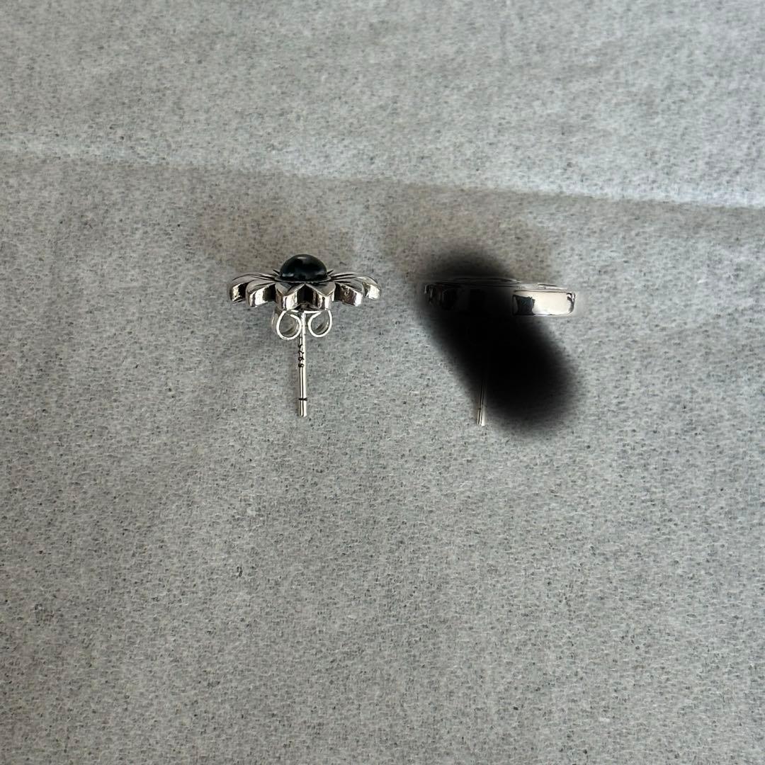 GUCCI シルバー９２５　フラワーモチーフ ピアス　片耳