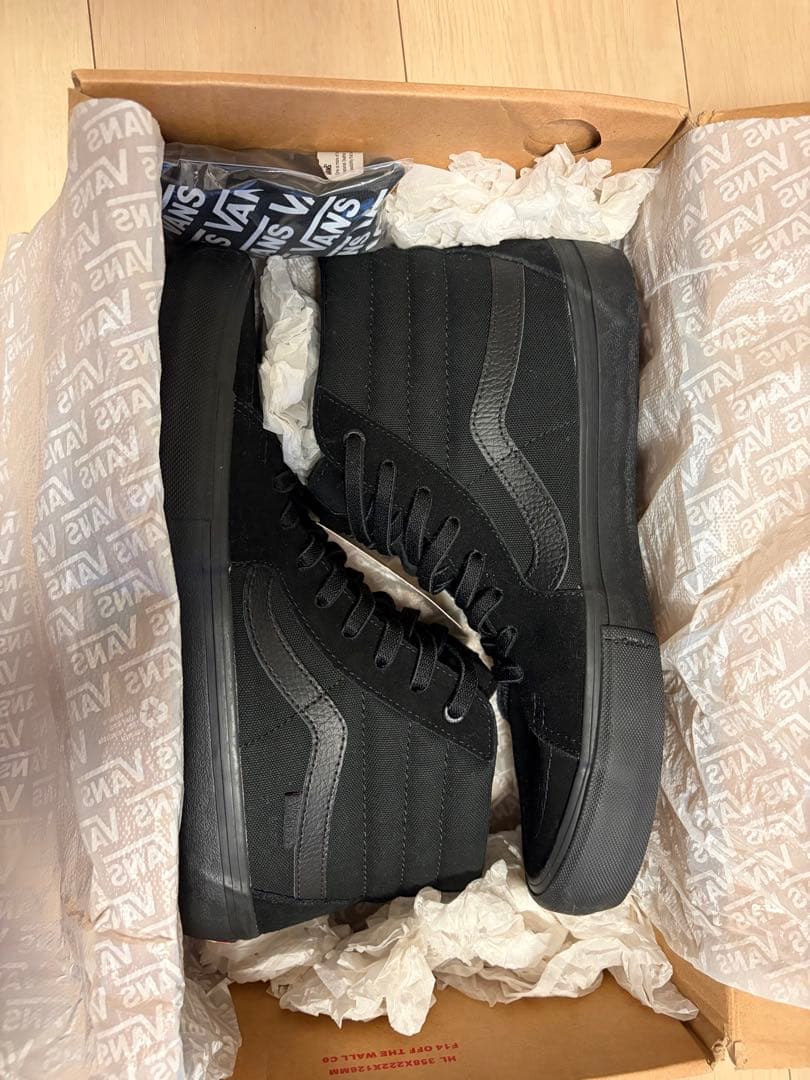 【廃盤】vans sk8-hi pro blackout バンス zor