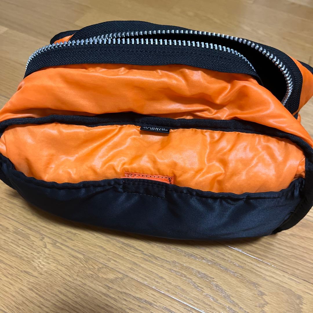 【美品】PORTER ポーター タンカー ボディバッグ ウエストポーチ　ブラック