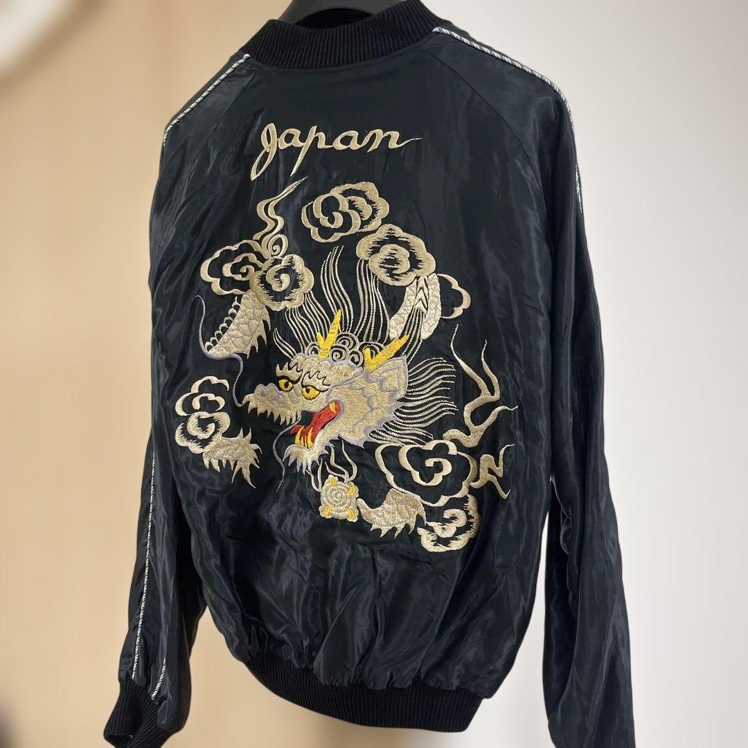 ☆発送☆東洋エンター龍☆刺繍スカジャン 日本風景