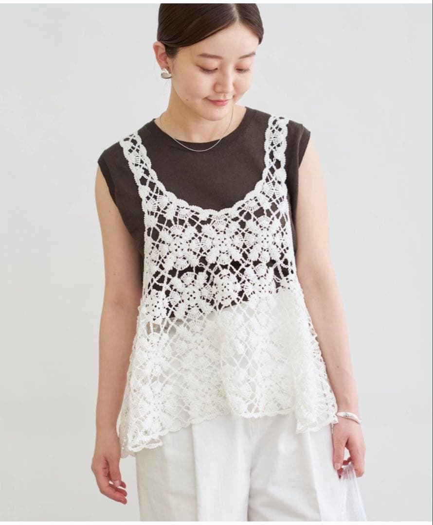 【新品】IENA クロシェタンク