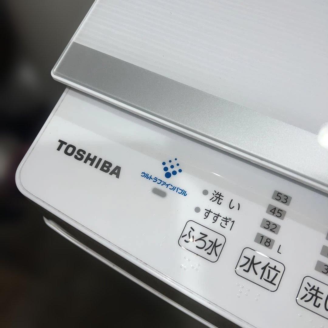 ⭐︎東芝/TOSHIBA/全自動洗濯機/ウルトラファインバブル洗浄/風乾燥機能付き
