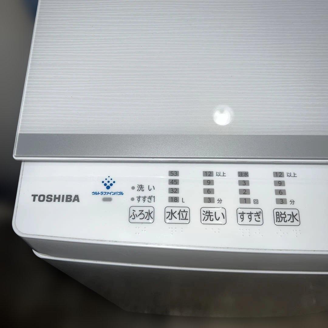 ⭐︎東芝/TOSHIBA/全自動洗濯機/ウルトラファインバブル洗浄/風乾燥機能付き