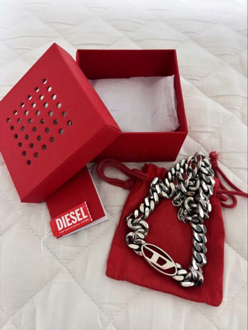 DIESEL チェーンネックレス DX1433040