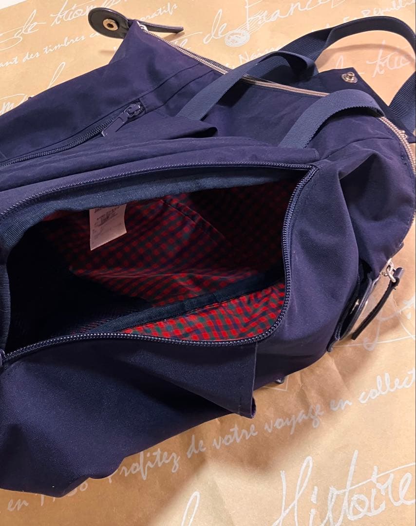 【familiar】マザーズバッグ リュック ファミリア ネイビー 2way