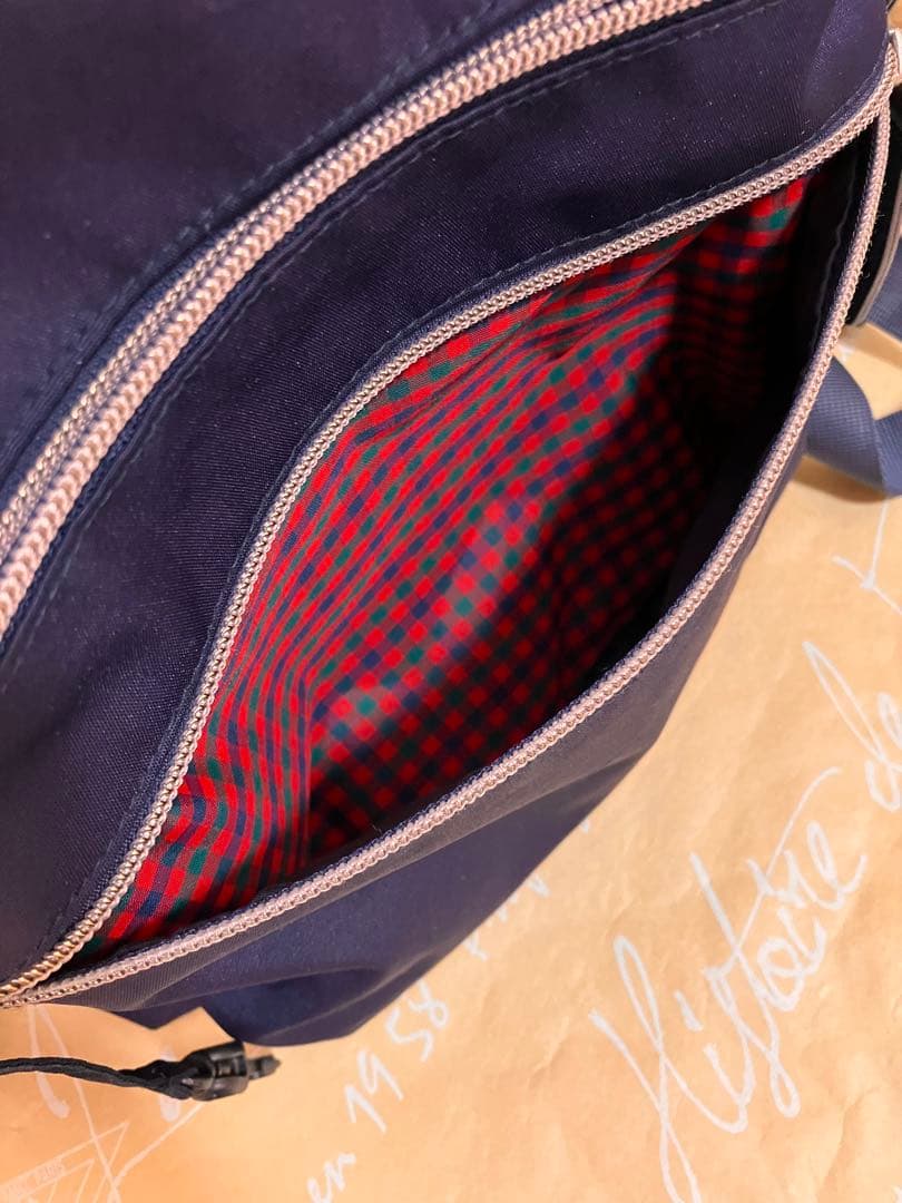 【familiar】マザーズバッグ リュック ファミリア ネイビー 2way