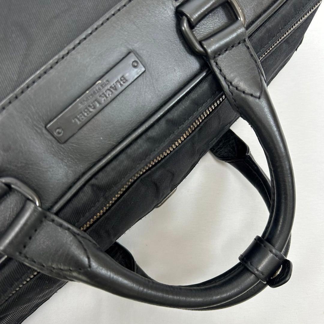【訳あり美品】ブラックレーベル クレストブリッジ 3way ビジネスバッグ 黒