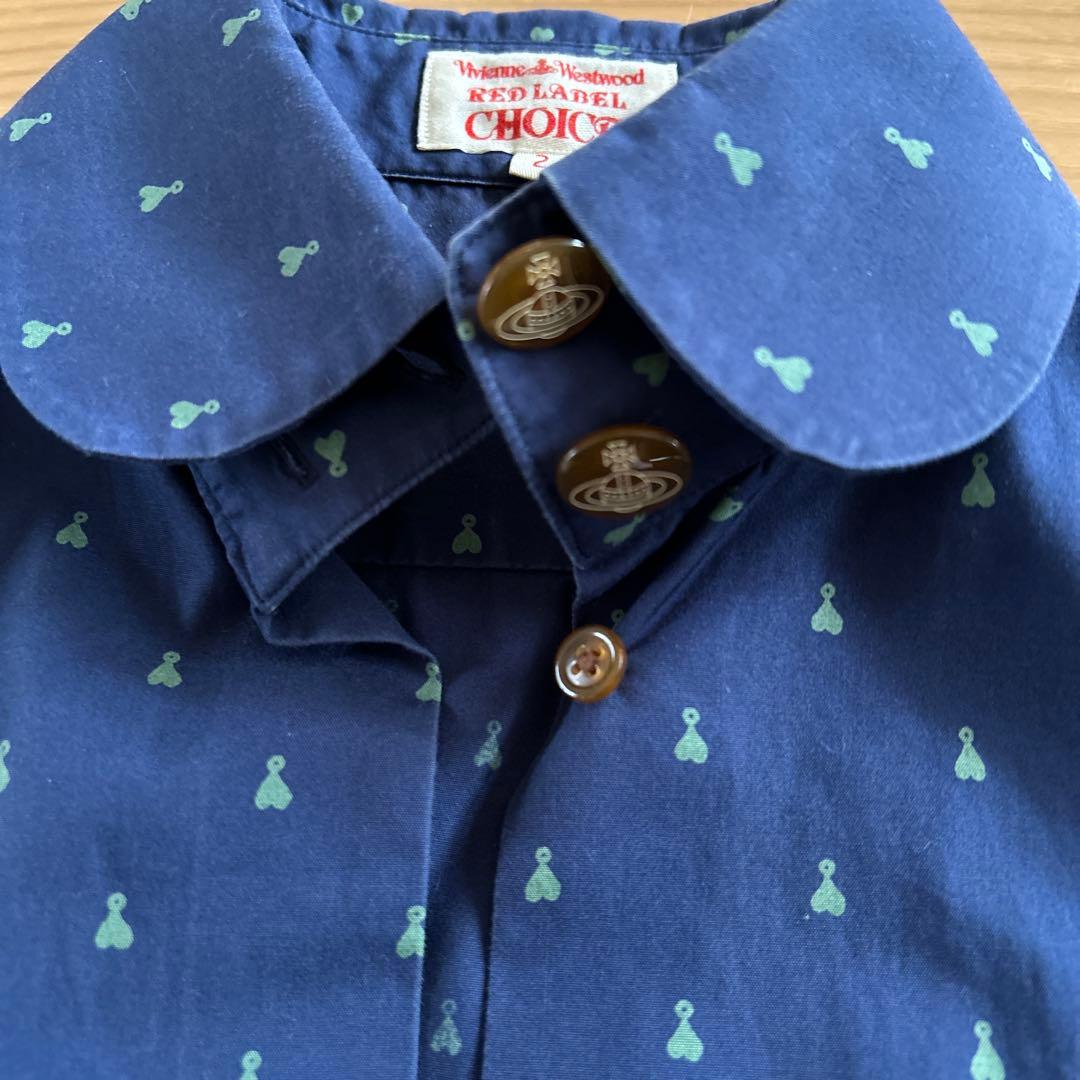 ヴィヴィアンウエストウッド　ネイビーブラウス