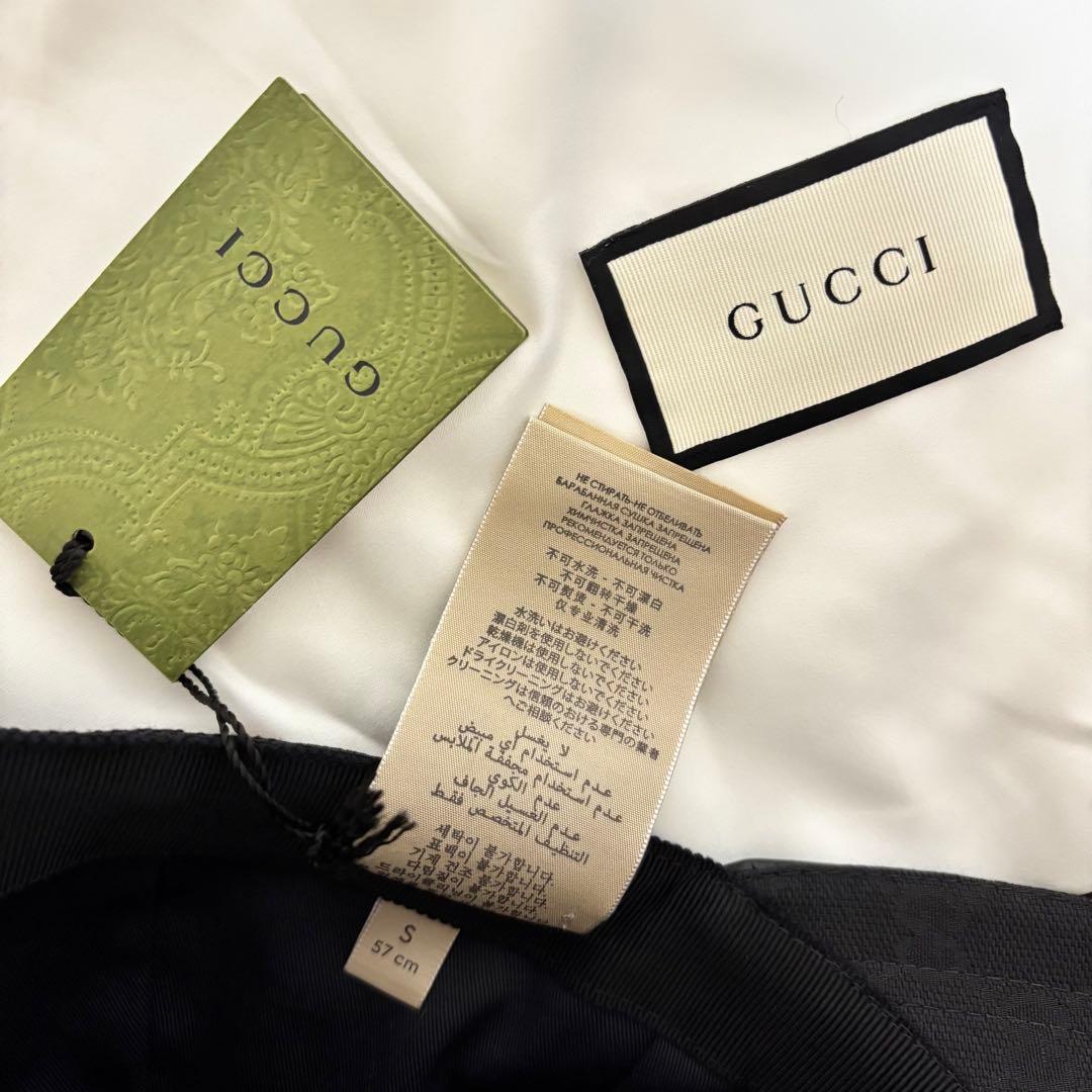 B*y様 新品 グッチ ウェブ ストライプ付き GGキャンバス ベースボールキャ