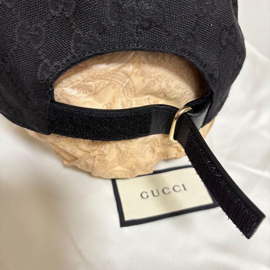 B*y様 新品 グッチ ウェブ ストライプ付き GGキャンバス ベースボールキャ