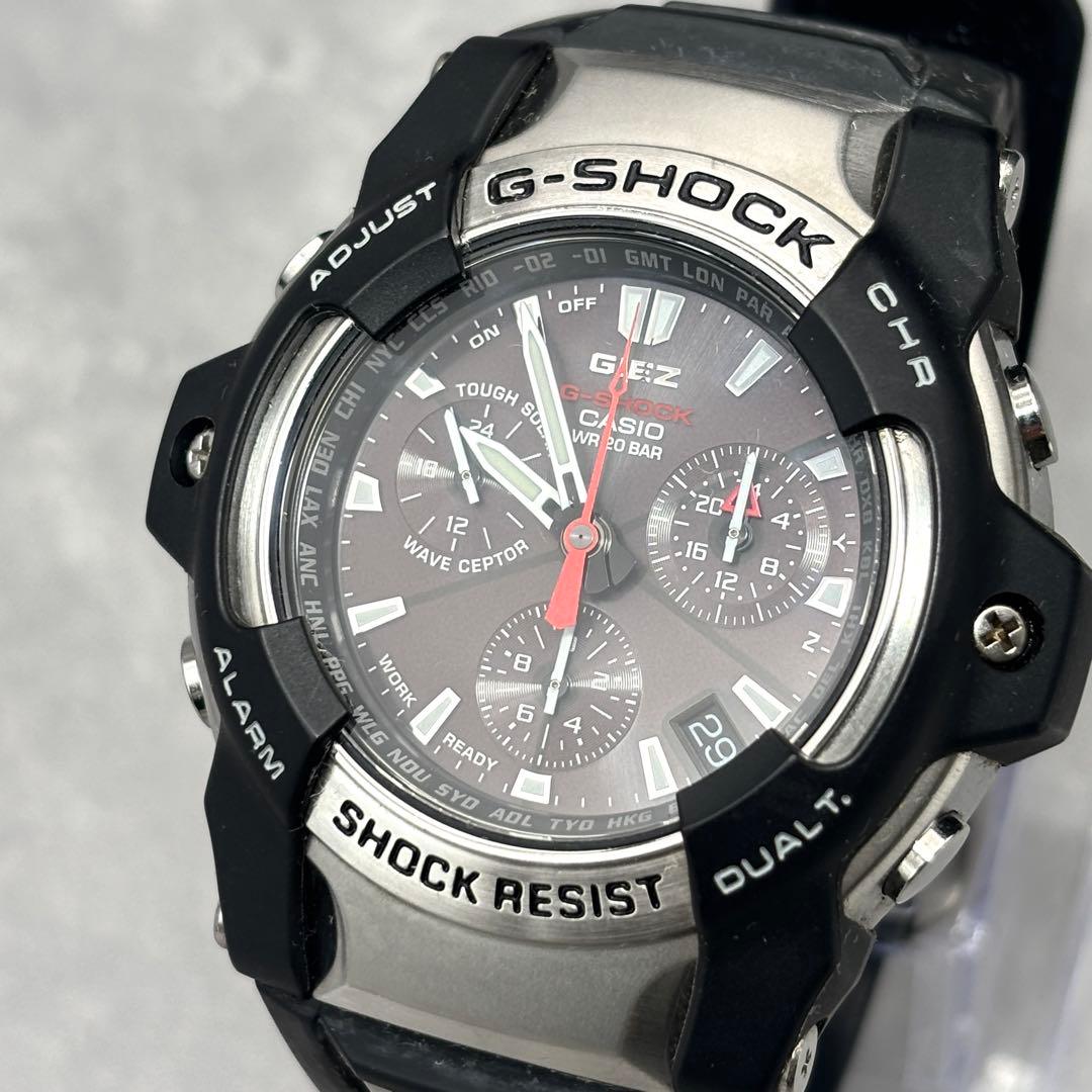 【稼働】カシオ　G-SHOCK 電波時計　タフソーラー　腕時計　GS-1000J
