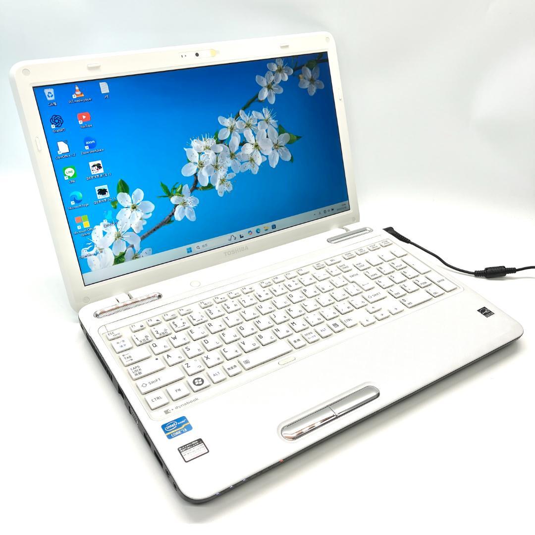 ★美品★清潔感ホワイト☆快適動作♪SSD すぐ使える カメラ付き ノートパソコン