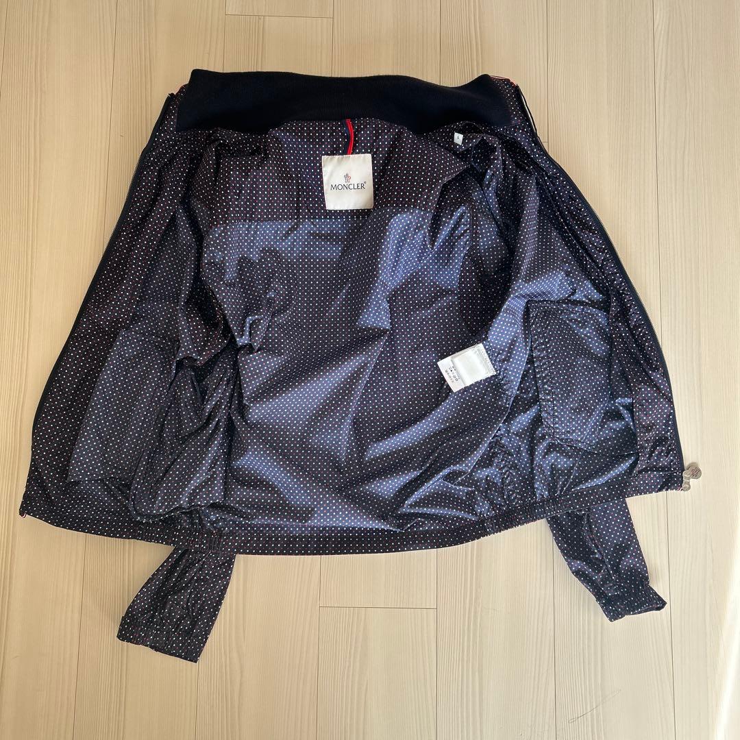 MONCLER モンクレール　メンズナイロンジャケット　ネイビードット　サイズM
