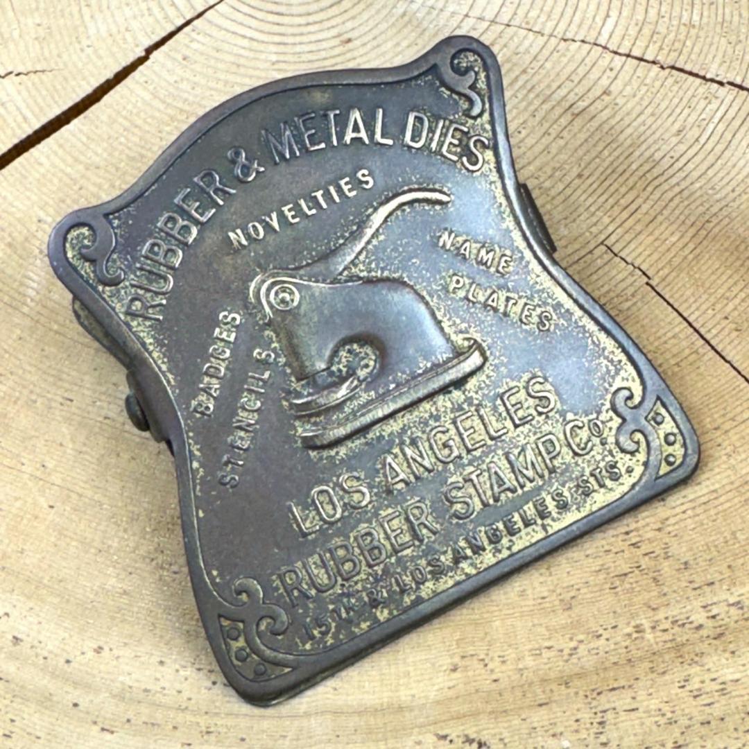 アドバタイジング クリップ ペーパークリップ レターホルダー 販促 アンティーク