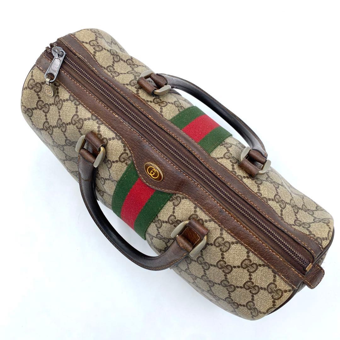 GUCCI✨ボストンバッグ GGスプリーム シェリーライン インターロッキング