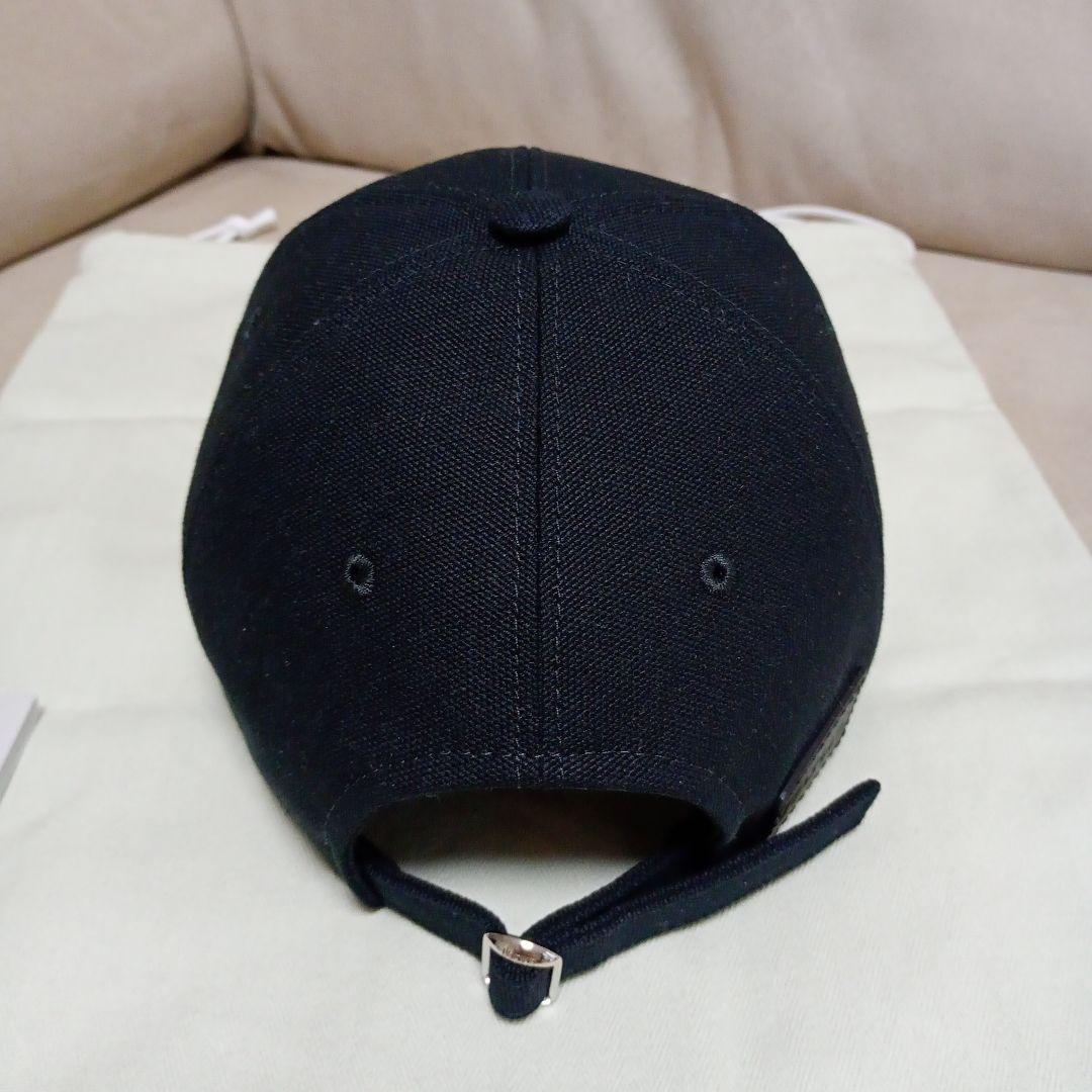 値下げ不可送料無料♡LOEWE ロエベ キャップ キャンバス 刺繍ロゴ ブラック