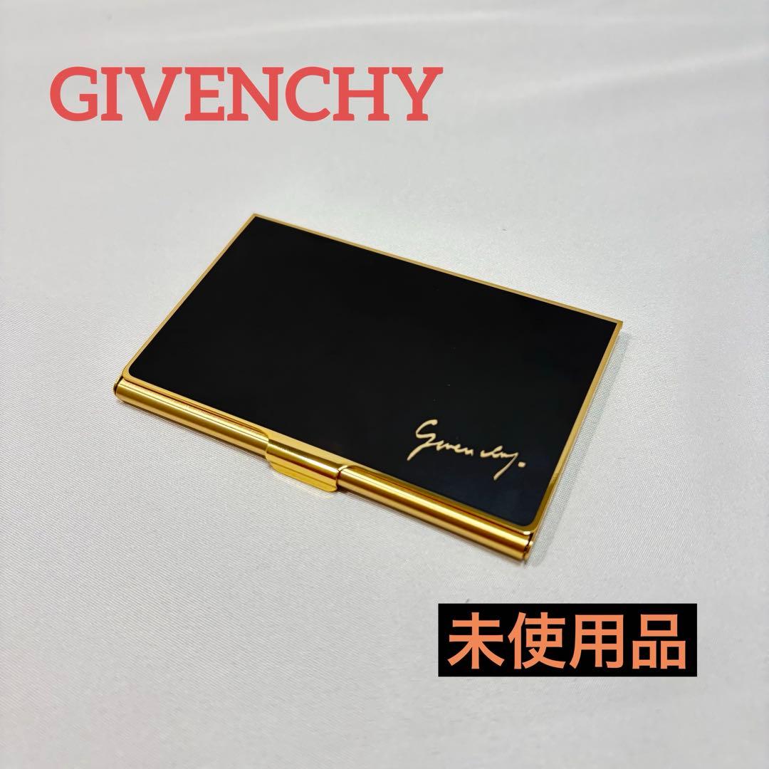 未使用✨Givenchy ジバンシー　ゴールド　ブラック 名刺入れ　カードケース