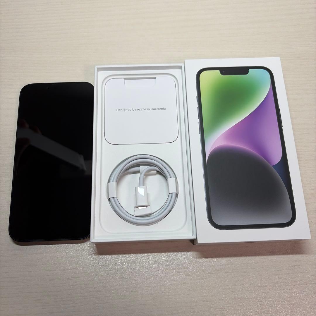 iPhone 14 256GB ミッドナイト SIMフリー バッテリ89%