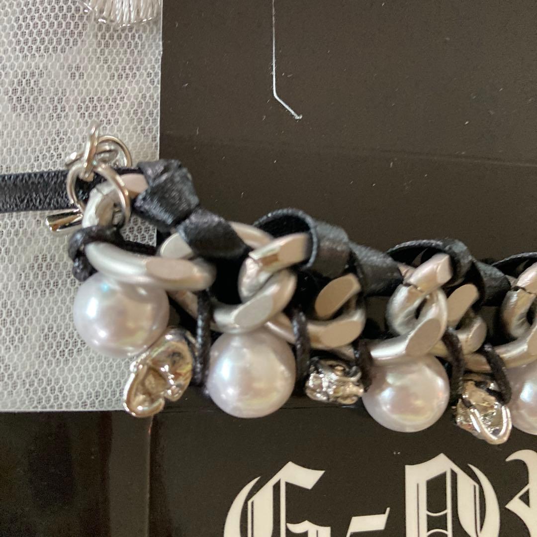 BIG BANG G-DRAGON パール メタルストラップブレスレット難有り