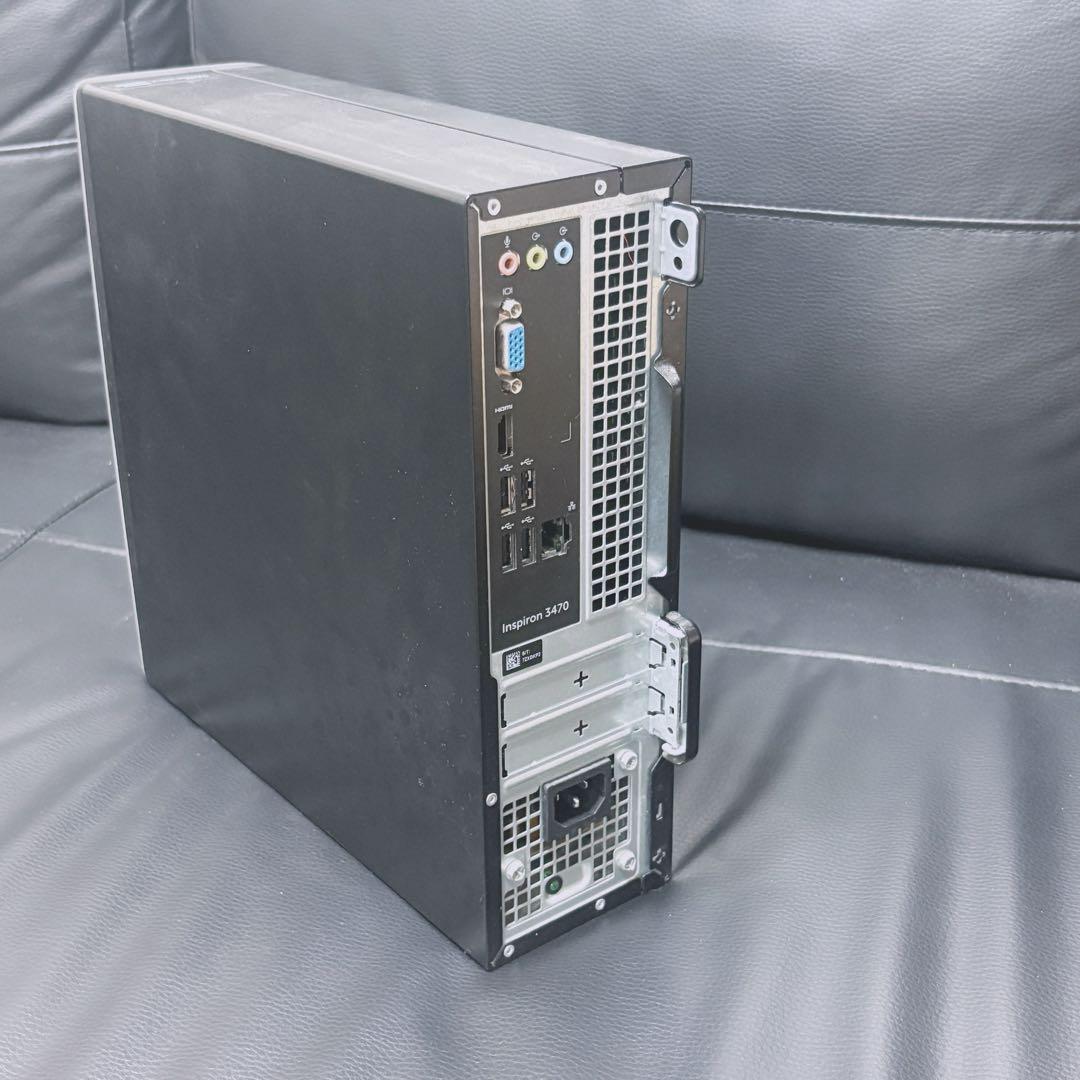 【美品】完動保護フィルム付 DELL Inspiron3470デスクトップPC