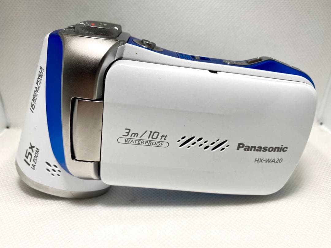 Panasonicデジタルムービー HX-WA20-W防水仕様 ホワイト中古