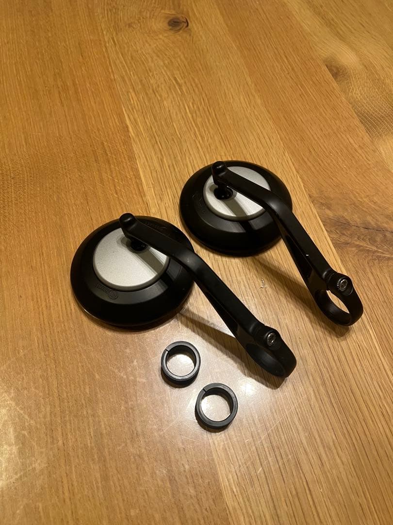 トライアンフ 純正バーエンドミラー