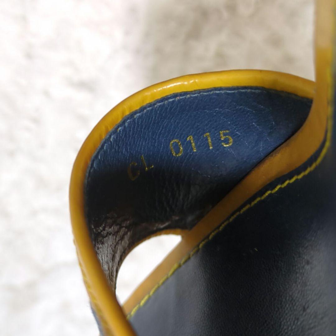 ルイヴィトン　サンダル　ミュール　モノグラム　デニム　リボン　ヒール　正規品