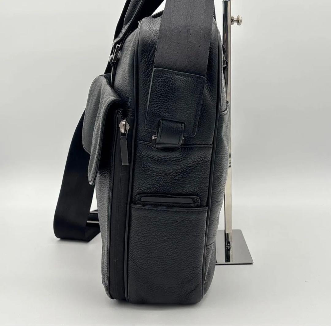 【極美品】dunhill アボリティーズ ビジネスバッグ 2way パスケース付