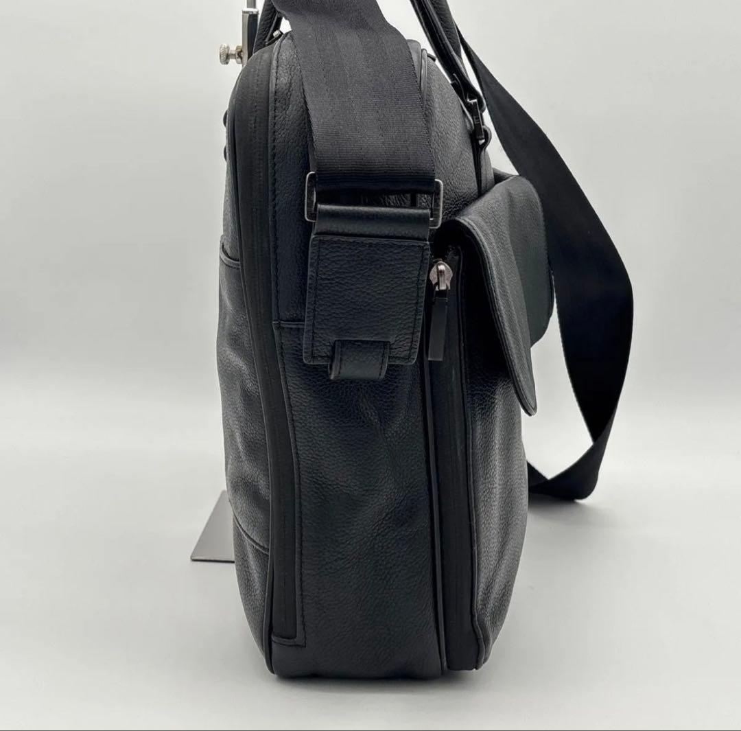 【極美品】dunhill アボリティーズ ビジネスバッグ 2way パスケース付