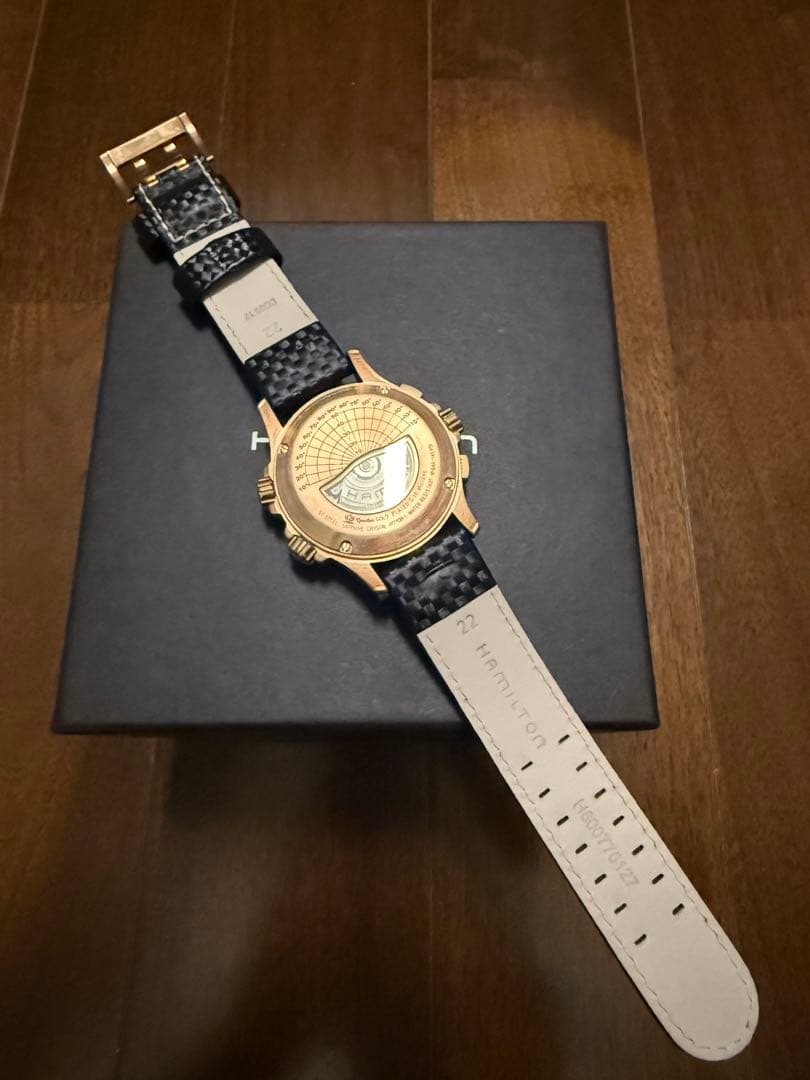 ハミルトン カーキ アビエーション X-WIND オートクロノ ピンクゴールド