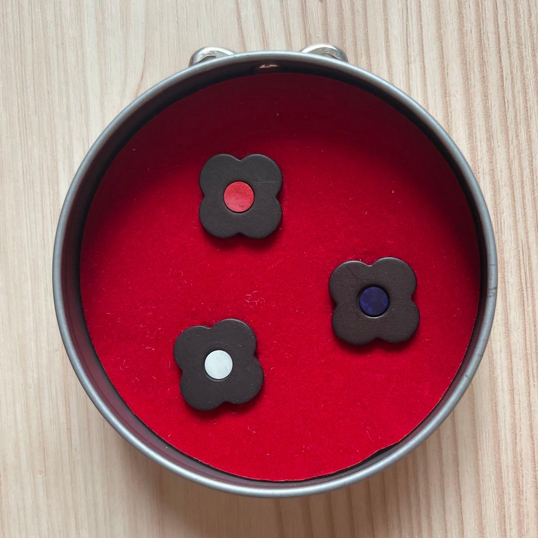 ラルディーニ / LARDINI / ブートニエール　ウッド製　 3点セット