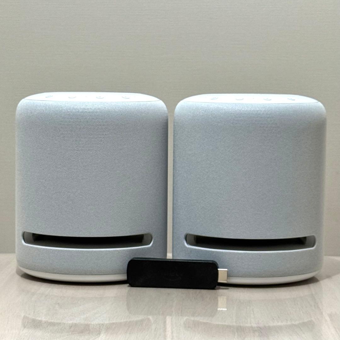 エコースタジオ2台とFire TV Stick 4K Max ホームシアター