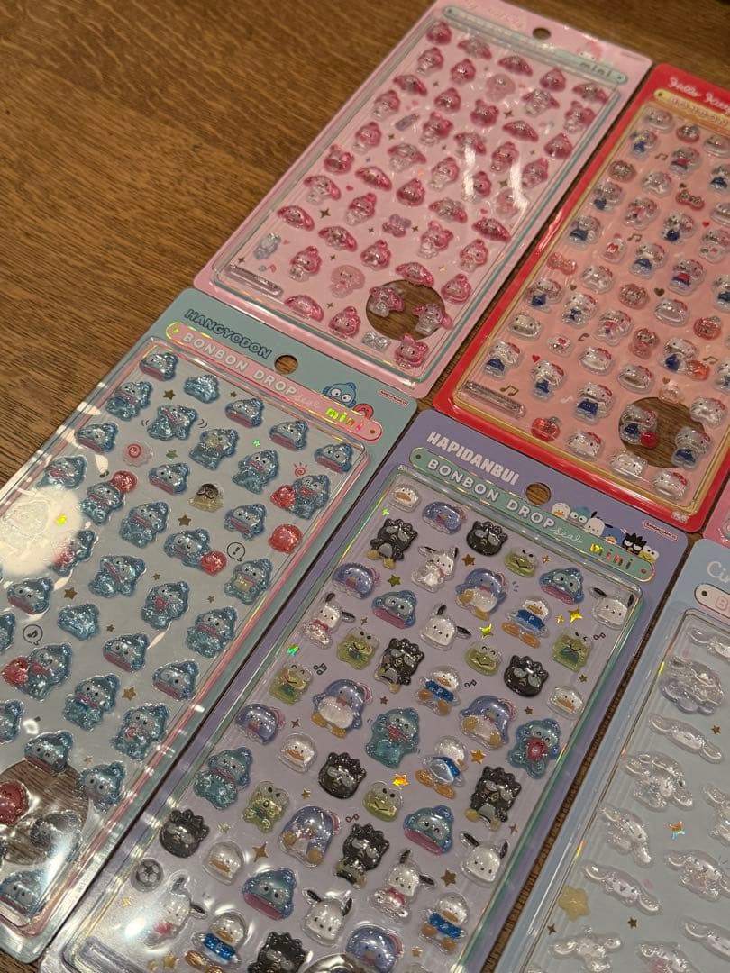 【正規】サンリオ ボンボンドロップシールミニ 全種